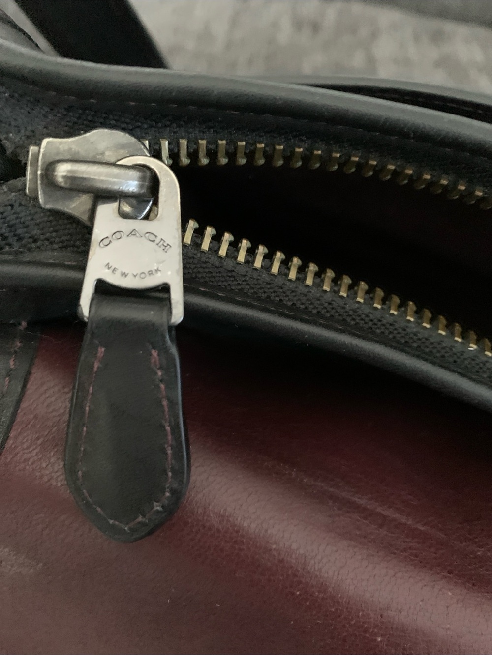 Limited Edition 75th Anniversary Saddle Bag | Black & Burgundy #38247 - Picture 12 of 16